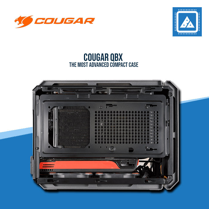 COUGAR QBX ULTRA COMPACT GAMING CASE /ATX PSU COMPATIBLE/ 1*FAN (M-ITX) COUGAR QBX ULTRA COMPACT GAMING CASE /ATX PSU COMPATIBLE/ 1*FAN (M-ITX)